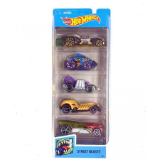 Подарунковий набір з 5 машин Hot Wheels  Street Beasts 01806