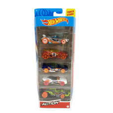 Подарунковий набір з 5 машин Hot Wheels Action 01806
