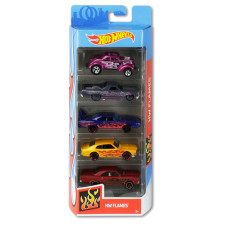 Подарунковий набір з 5 машин Hot Wheels HW Flames 01806