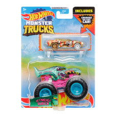 Набір базова машинка-позашляховик 1:64 Monster Trucks та базова машинка Hot Wheels GRH81-1