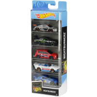 Подарунковий набір з 5 машин Hot Wheels Nightburnerz 01806