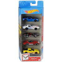 Подарунковий набір з 5 машин Hot Wheels Corvette 01806