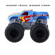 Машинка-позашляховик 1:43 Ревучі позашляховики серії Monster Trucks Hot Wheels HDX60-HDX63