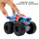Машинка-позашляховик 1:43 Ревучі позашляховики серії Monster Trucks Hot Wheels HDX60-HDX63